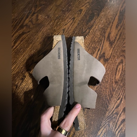 Birkenstock double strap sandals in mocha 41 - Picture 2 of 6